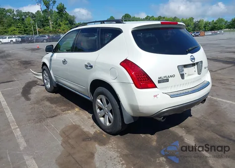 2007 Nissan Murano Sl from USA, damaged, VIN JN8AZ08W57W646052